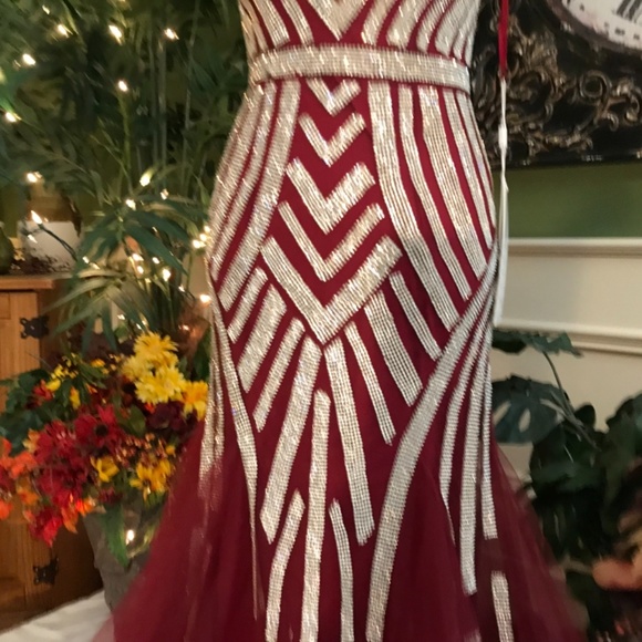 Prom Formal evening mermaid ball gown dress - Picture 3 of 11